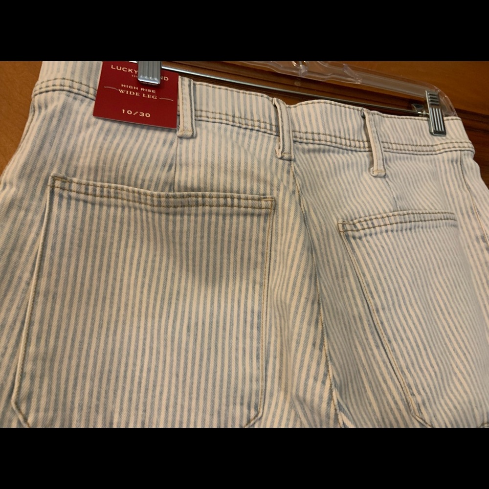 Lucky Brand Striped High Rise Wide Leg - Picture 4 of 4